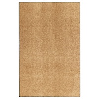 vidaXL Dörrmatta tvättbar gräddvit 120x180 cm