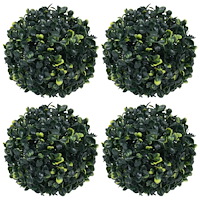 vidaXL Konstgjorda buxbombollar 4 st 12 cm