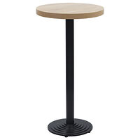 vidaXL Bistro bordsben svart Ø43x107 cm gjutjärn