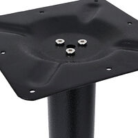 vidaXL Bistro bordsben svart Ø43x107 cm gjutjärn