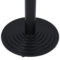 vidaXL Bistro bordsben svart Ø43x107 cm gjutjärn