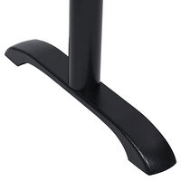 vidaXL Bistro bordsben 2 st svart 61x8x72 cm gjutjärn