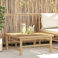 vidaXL Trädgårdsbord 65x65x30 cm bambu