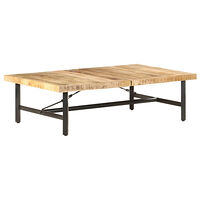 vidaXL Soffbord 142x90x42 cm massivt mangoträ