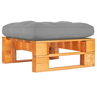 vidaXL Pallottoman honungsbrun impregnerad furu
