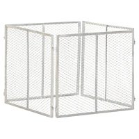 vidaXL Kompost 85x85x70 cm galvaniserat järn