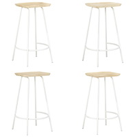 vidaXL Barstolar 4 st massivt mangoträ