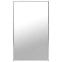 vidaXL Väggspegel silver 100x60 cm