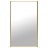 vidaXL Väggspegel guld 100x60 cm