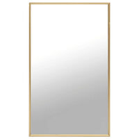 vidaXL Väggspegel guld 100x60 cm