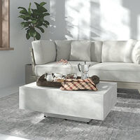 vidaXL Soffbord betonggrå 85x55x31 cm konstruerat trä