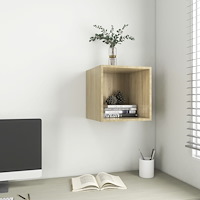 vidaXL Väggskåp sonoma-ek 37x37x37 cm konstruerat trä