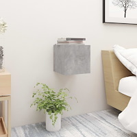 vidaXL Sängbord betonggrå 30,5x30x30 cm konstruerat trä