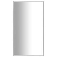 vidaXL Väggspegel 80x60 cm silver