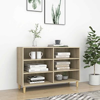 vidaXL Skänk sonoma-ek 103,5x35x70 cm konstruerat trä