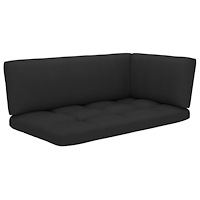 vidaXL Pallsoffgrupp 4 delar honungsbrun impregnerad furu
