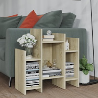 vidaXL Sidoskåp sonoma-ek 60x26x60 cm konstruerat trä