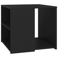 vidaXL Sidobord svart 50x50x45 cm konstruerat trä
