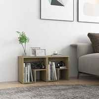 vidaXL Sängbord 2 st sonoma-ek 40x30x40 cm konstruerat trä