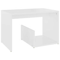 vidaXL Sidobord vit 59x36x38 cm konstruerat trä