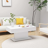 vidaXL Soffbord vit 96x50x45 cm konstruerat trä