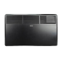 BLACK+DECKER Wall Panel Heater 1200W Black