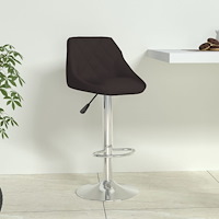 vidaXL Barstol svart konstläder