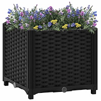 vidaXL Upphöjd bädd 40x40x38 cm polypropen