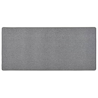 vidaXL Gångmatta mörkgrå 50x100 cm