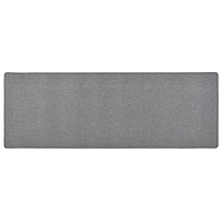 vidaXL Gångmatta mörkgrå 50x150 cm