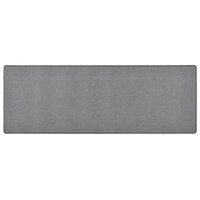 vidaXL Gångmatta mörkgrå 50x150 cm