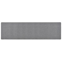 vidaXL Gångmatta mörkgrå 50x200 cm