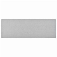 vidaXL Gångmatta ljusgrå 50x150 cm