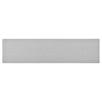 vidaXL Gångmatta ljusgrå 50x200 cm
