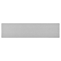 vidaXL Gångmatta ljusgrå 50x200 cm