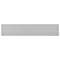 vidaXL Gångmatta ljusgrå 80x400 cm