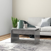 vidaXL Soffbord betonggrå 68x50x38 cm konstruerat trä