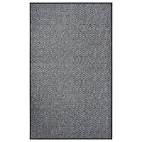vidaXL Dörrmatta grå 90x150 cm