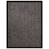 vidaXL Dörrmatta beigerandig 60x80 cm
