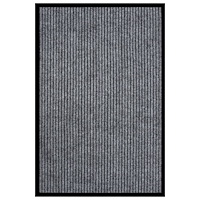 vidaXL Dörrmatta grårandig 80x120 cm