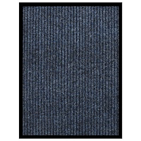 vidaXL Dörrmatta blårandig 60x80 cm