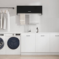 vidaXL Klädhängare svart 100x32,5x35 cm konstruerat trä