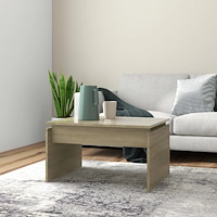 vidaXL Soffbord sonoma-ek 68x50x38 cm konstruerat trä