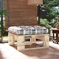 vidaXL Pallottoman impregnerad furu