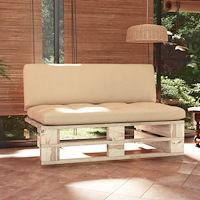 vidaXL Mittensektion till pallsoffa impregnerad furu