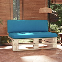 vidaXL Mittensektion till pallsoffa impregnerad furu