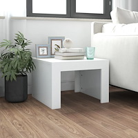 vidaXL Soffbord vit 50x50x35 cm konstruerat trä