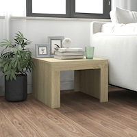 vidaXL Soffbord sonoma-ek 50x50x35 cm konstruerat trä