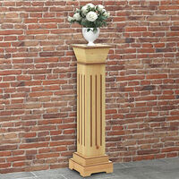 vidaXL Klassisk blompelare natur 17x17x66 cm MDF