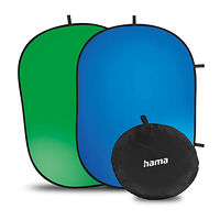 Hama Folding Background 2-in-2 Green/Blue 150x200 cm